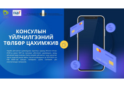 КОНСУЛЫН ҮЙЛЧИЛГЭЭНИЙ ТӨЛБӨР ЦАХИМЖИВ