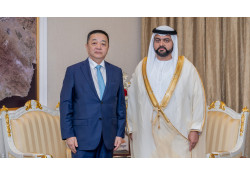 ЭЛЧИН САЙД Ш.ОДОНБААТАР АРАБЫН НЭГДСЭН ЭМИРАТ УЛСЫН ФУЖАЙРА ЭМИРАТЫН УГСАА ЗАЛГАМЖЛАХ ХАНХҮҮ МУХАММАД БИН ХАМАД БИН МУХАММАД АЛЬ-ШАРГИ-ТАЙ УУЛЗАВ